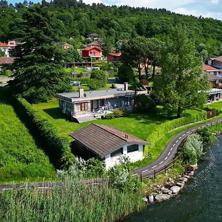 Casa Gaiani Villetta In Riva Al Lago Vista Mozzafiato Varano Borghi Buitenkant foto